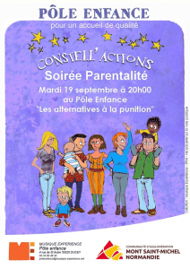 Affiche soirée parentalité sept 2017