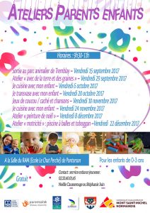 Atelier parents enfants Pontorson fin 2017