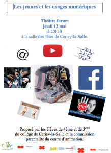 affiche théâtre forum représentation 12 mai