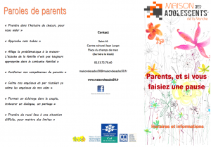 flyer pause parents S O N D 2017