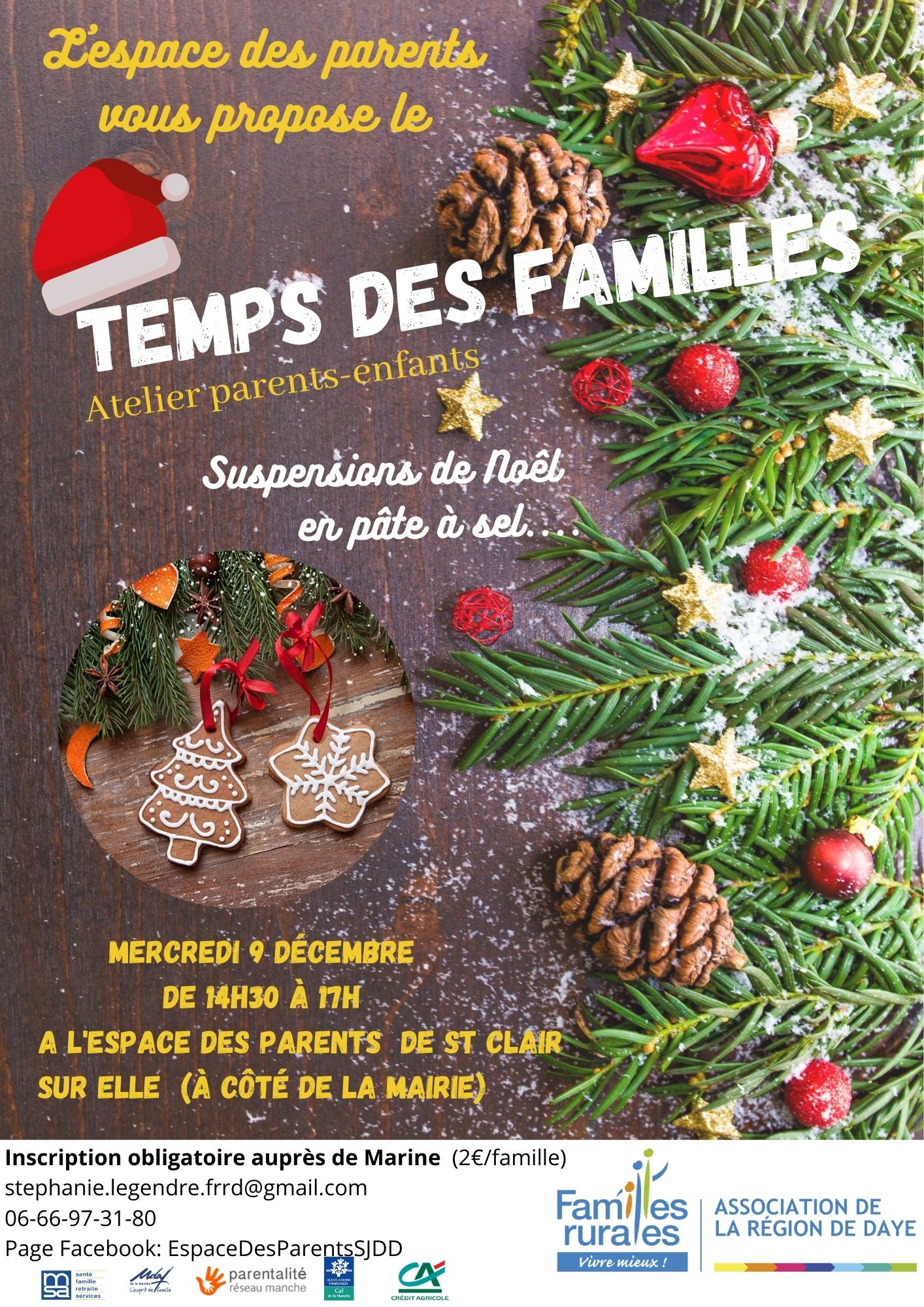 Atelier Parents enfants Décos de Noël !